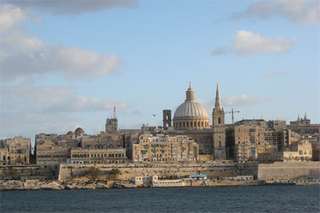 Valletta Malta Skyline